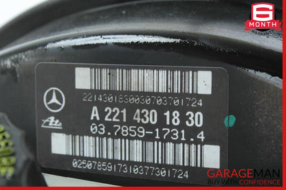 07-09 Mercedes W216 CL550 S550 Power Brake Booster Master Cylinder Reservoir OEM