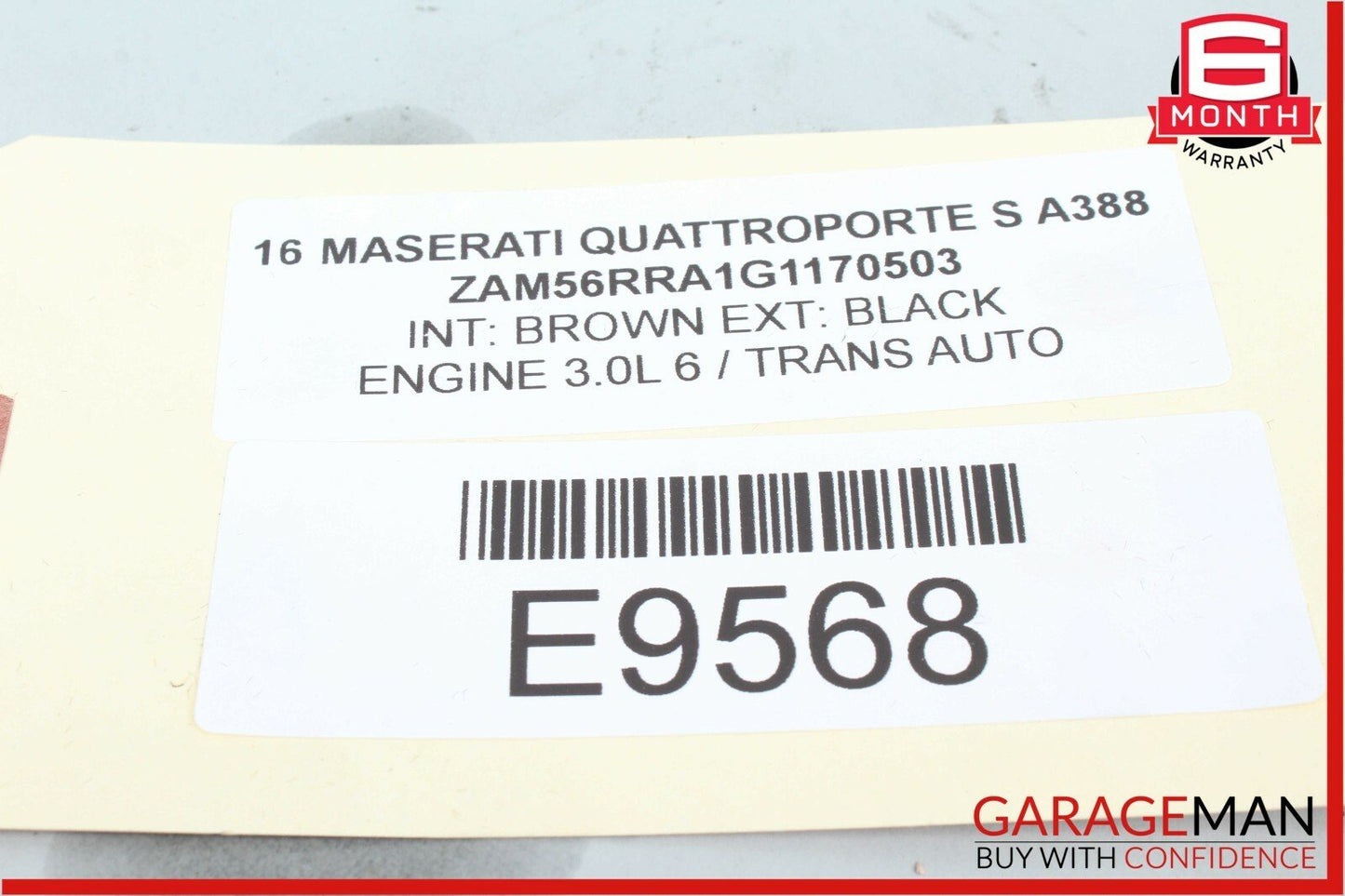 14-17 Maserati Quattroporte Rear Trunk Lock Latch Trim Cover Panel Assembly OEM