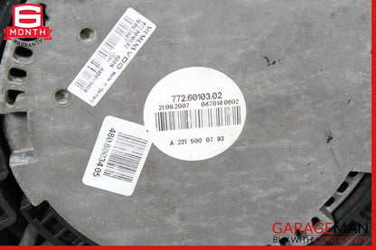 07-09 Mercedes W221 S550 CL550 Engine Cooling Fan Motor Assembly OEM