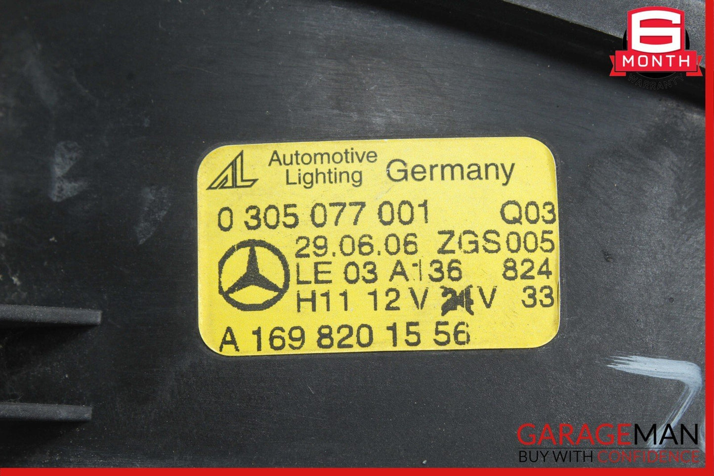 06-09 Mercedes E350 CLK350 CLK63 AMG Front Left Side Foglight Fog Light Lamp