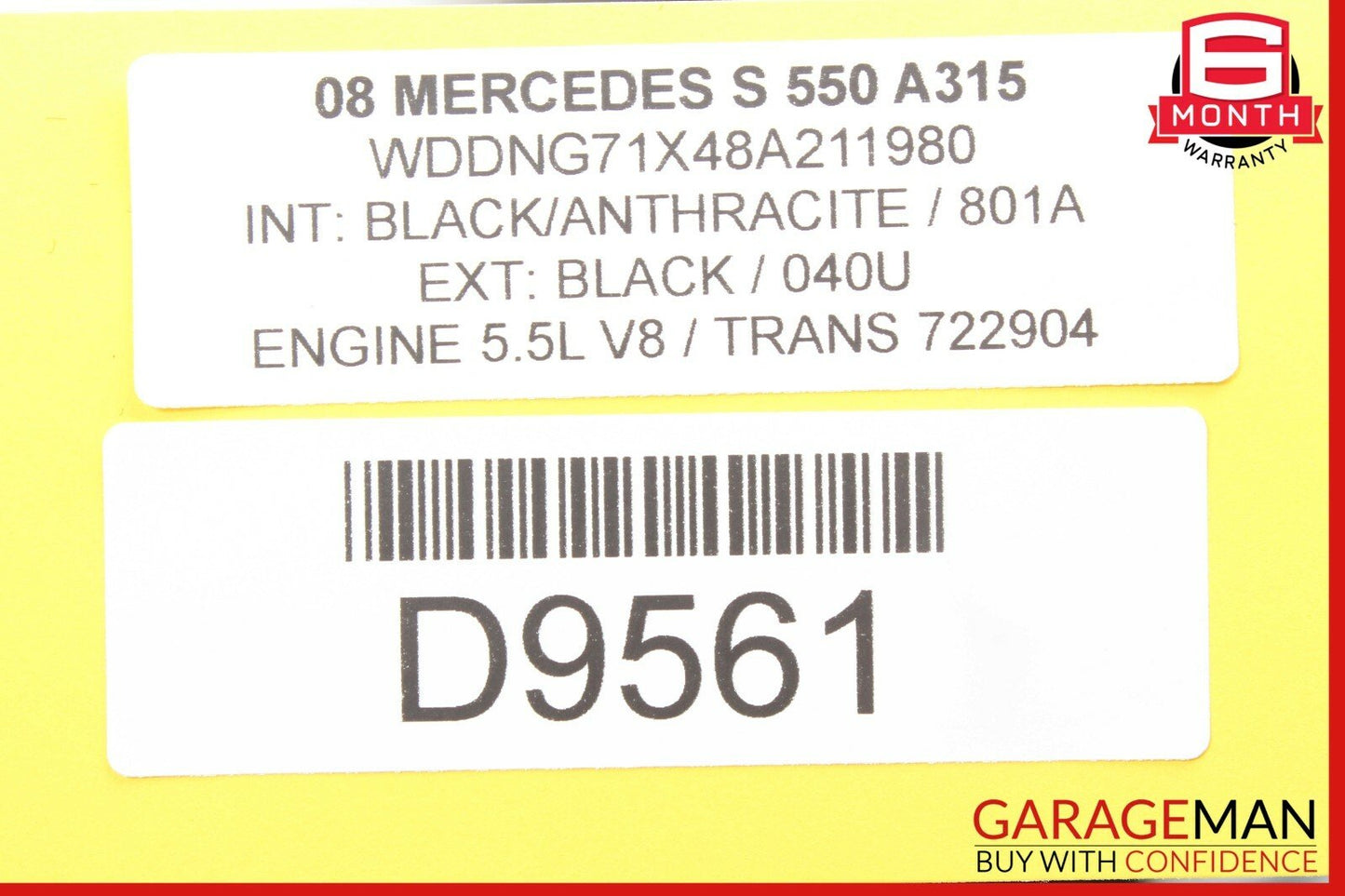 07-13 Mercedes W221 S550 CL550 Electric Power Supply Control Fuse Box Module OEM