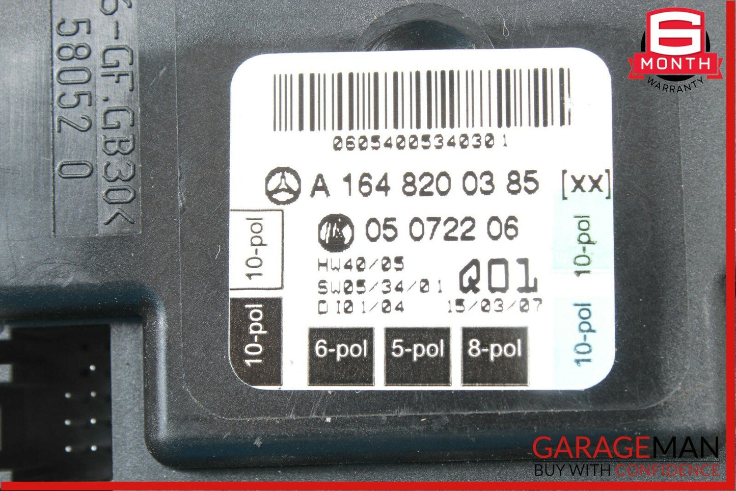 06-12 Mercedes ML350 GL450 Front Left Driver Side Door Control Module OEM