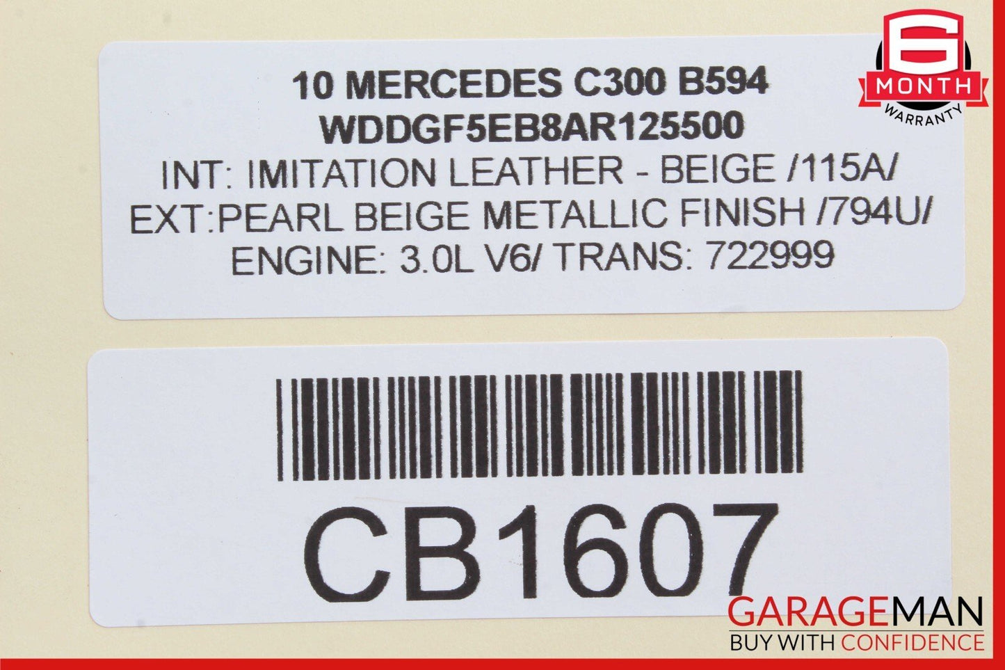 08-18 Mercedes W218 CLS550 C300 Rear Left or Right Side Lower Thrust Control Arm