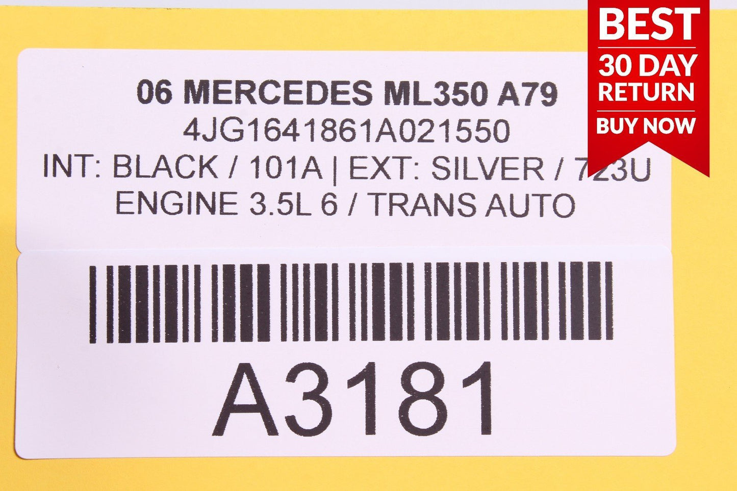 06-12 Mercedes W164 ML350 GL450 Front Right Window Regulator Motor OEM