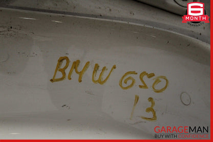 13-19 BMW 650i F06 Rear Left Driver Side Door Exterior Shell White OEM