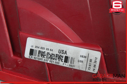 12-14 Mercedes W204 C250 C300 Rear Left Driver Side Tail Light Lamp LED OEM