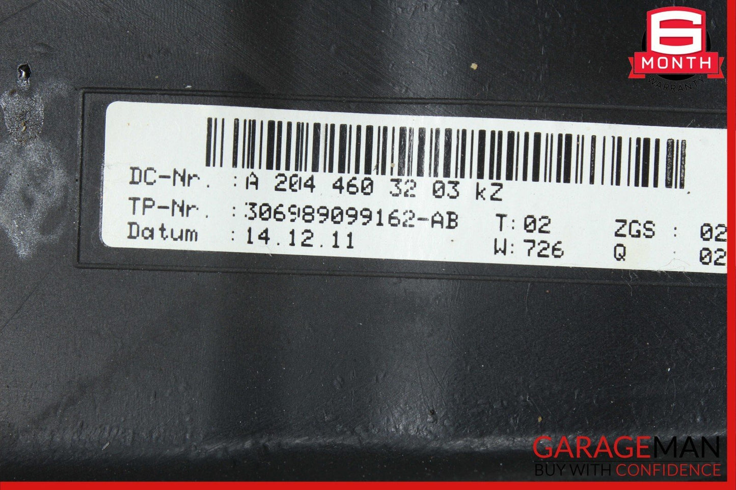 08-12 Mercedes X204 GLK350 3 Spoke Driving Steering Wheel Black 2044603203 OEM