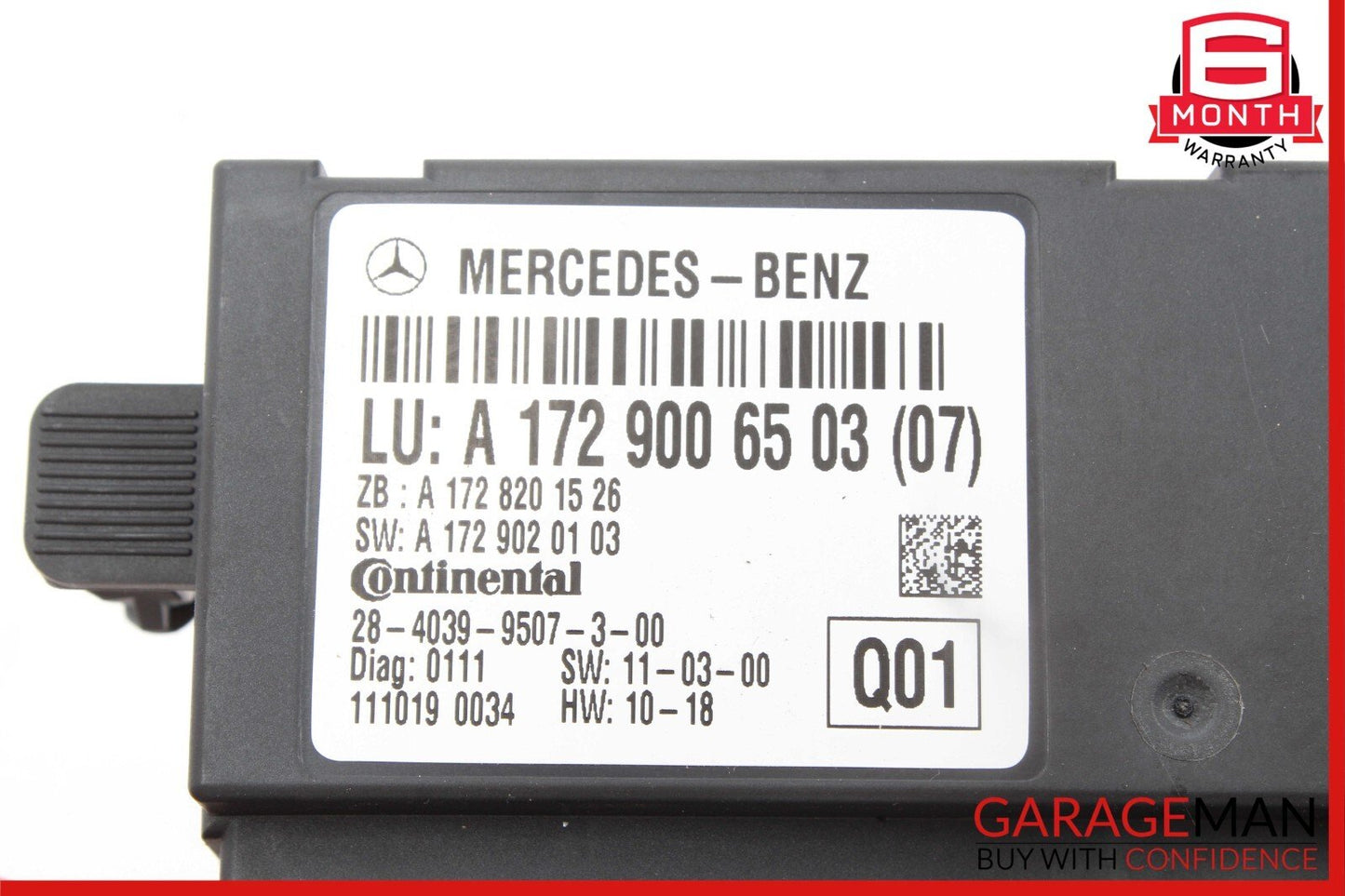 2012 Mercedes R172 SLK350 SLK250 Roof Convertible Top Module Control OEM