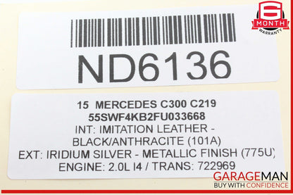 15-20 Mercedes W205 C300 Gas Throttle Accelerator Pedal 2053000004 OEM