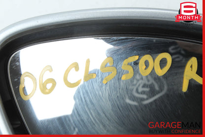 06-08 Mercedes W219 CLS500 Front Right Side Mirror Door Rear View Silver OEM