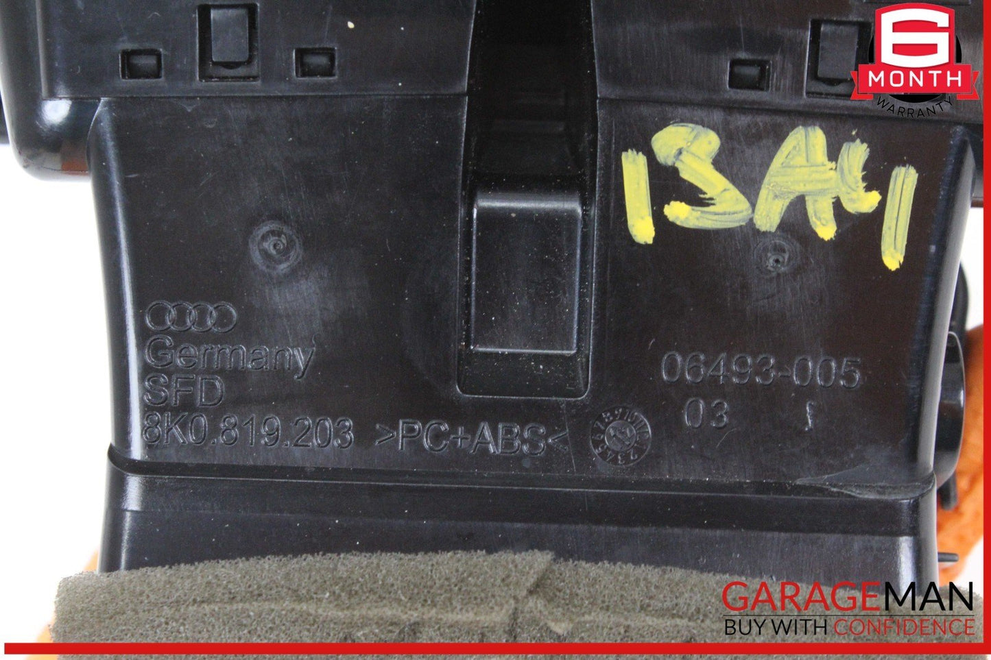 13-17 Audi A4 A5 Q5 SQ5 Rear Center Console Heater AC A/C Air Vent 8K0819203 OEM