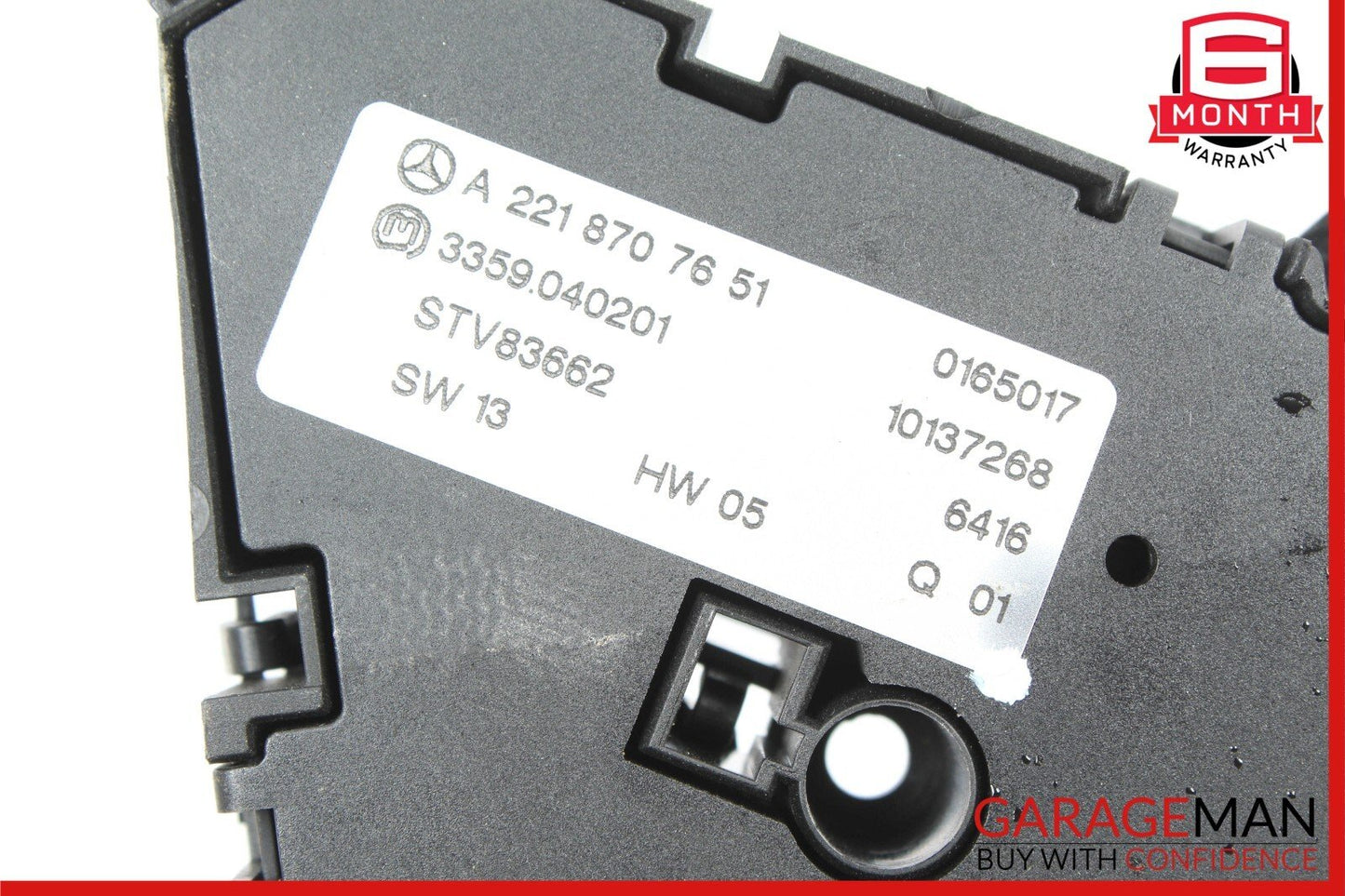 07-14 Mercedes W221 S550 Front Left Side Seat Control Memory Controller Switch