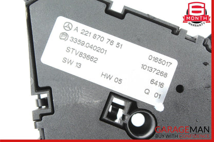 07-14 Mercedes W221 S550 Front Left Side Seat Control Memory Controller Switch