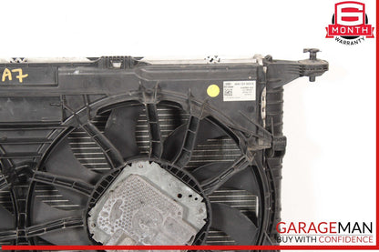 12-18 Audi A7 A6 Engine Radiator Condenser Cooler Fan Assembly OEM