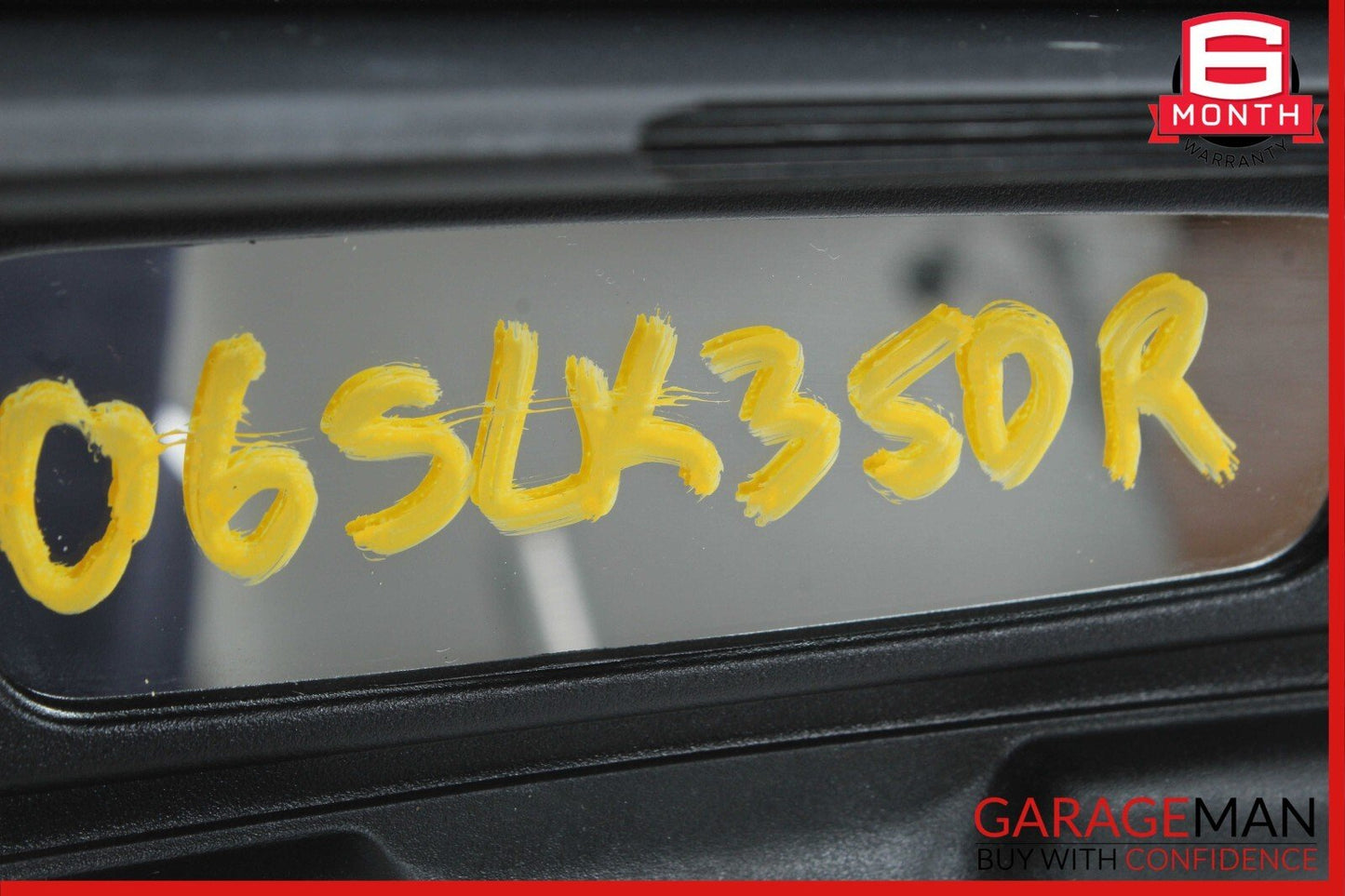 05-11 Mercedes R171 SLK350 Front Right Sun Visor Sunvisor Shade Cover Black