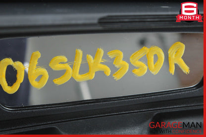 05-11 Mercedes R171 SLK350 Front Right Sun Visor Sunvisor Shade Cover Black