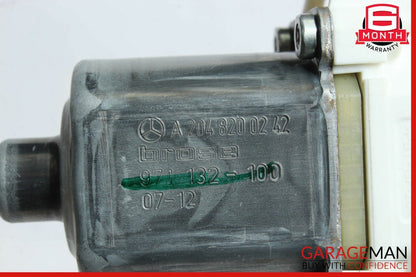 08-14 Mercedes W204 C350 Front Right Passenger Side Door Window Regulator Motor