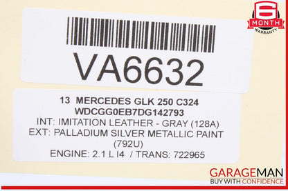 13-15 Mercedes X204 GLK250 Front Left Side Dash AC A/C Air Conditioning Air Vent