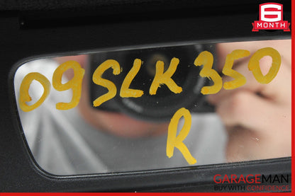 05-11 Mercedes R171 SLK350 Front Right Side Sun Visor Sunvisor Shade Black OEM