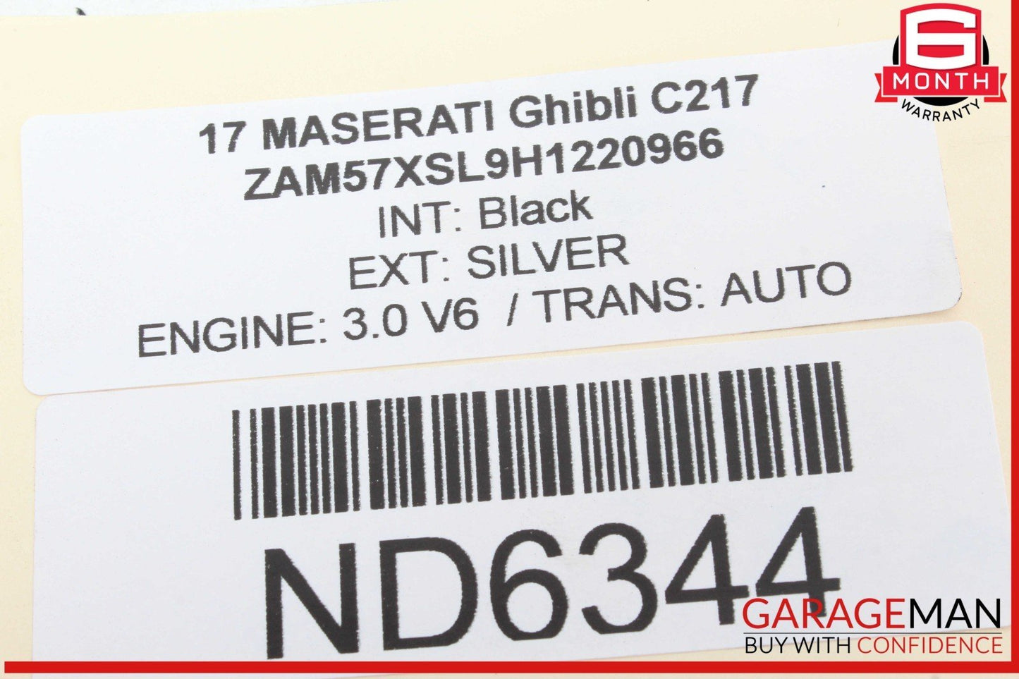 14-17 Maserati Ghibli M157 Rear Right or Left Side Control Arm 670007251 OEM
