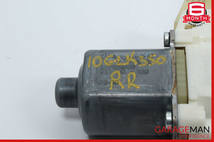 10-15 Mercedes X240 GLK350 4MATIC Rear Right Door Window Regulator Motor Unit