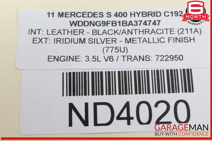 06-14 Mercedes W221 S400 Hybrid Communication Interface Ipod Control Module Unit