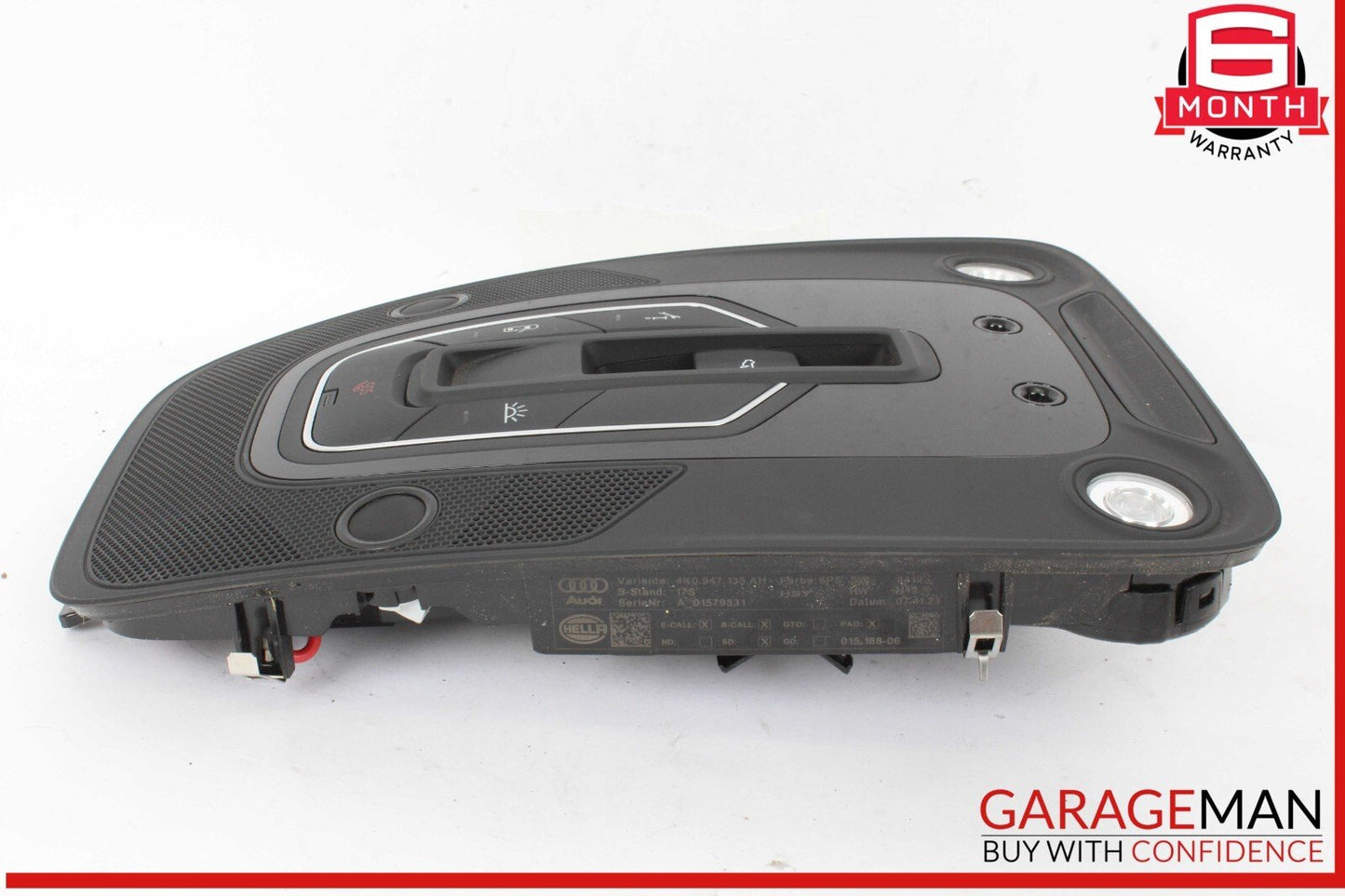 20-24 Audi A4 Interior Upper Overhead Console Dome Light 4K0947135AH OEM