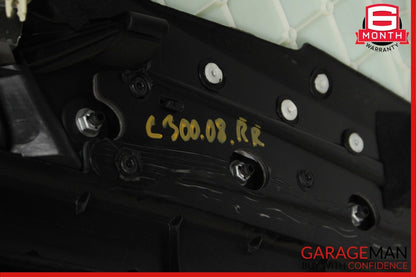 08-14 Mercedes W204 C300 Sedan Rear Right Interior Door Trim Panel Black