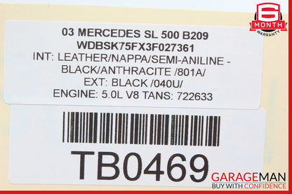 00-08 Mercedes W215 CL55 AMG Pressure Relief Valve ABC Hydraulic Suspension OEM