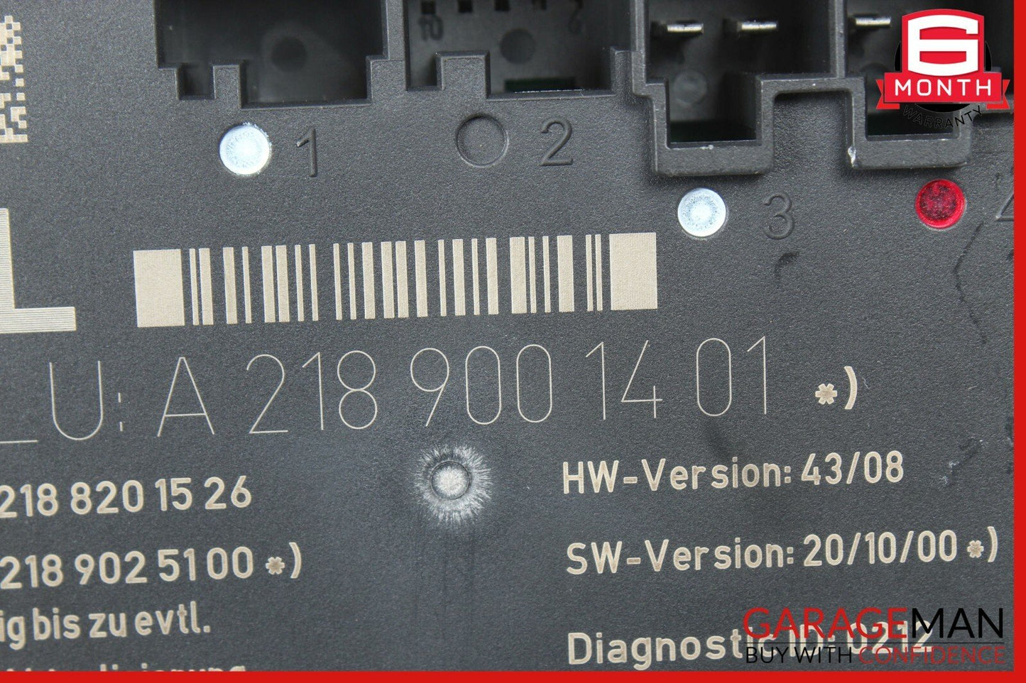 08-15 Mercedes W204 C300 Rear Left Driver Side Door Control Module Q1 OEM