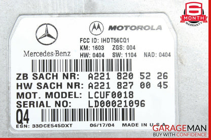 03-06 Mercedes W209 CLK500 Voice Communication Control Module OEM