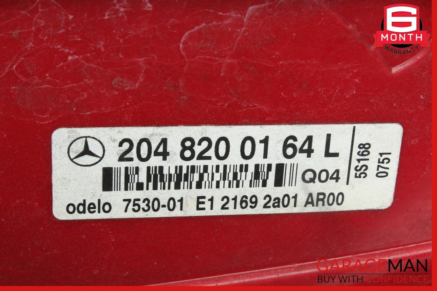 08-11 Mercedes W204 C250 C350 Sedan Rear Left Side Taillight Tail Light Lamp OEM