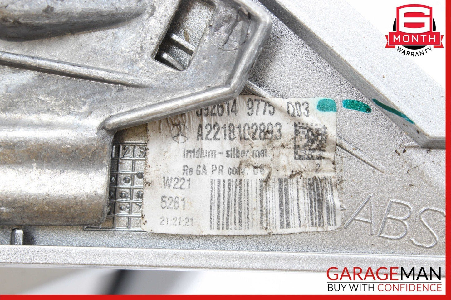 10-13 Mercedes W221 S500 S63 AMG Front Right Side Rear View Door Mirror Silver