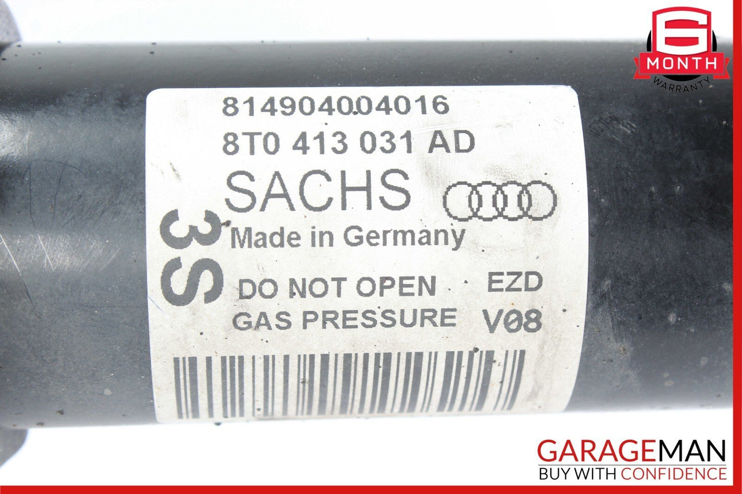 12-17 Audi A5 Quattro SACHS Front Left / Right Side Shock Absorber Spring Strut