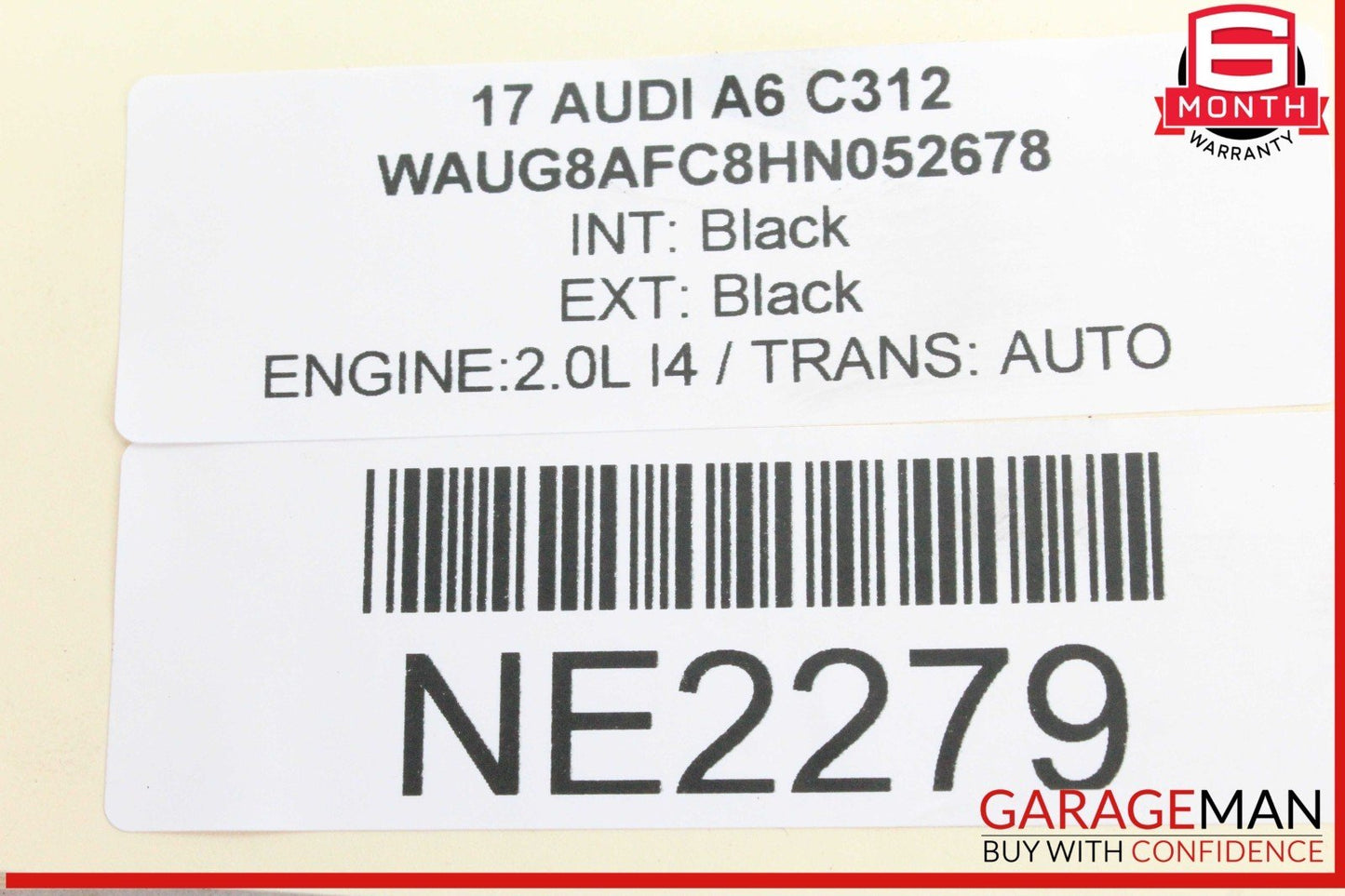 09-18 Audi A6 A7 S4 A4 Rear Right Side Lower Forward Control Arm 8K0501529L OEM