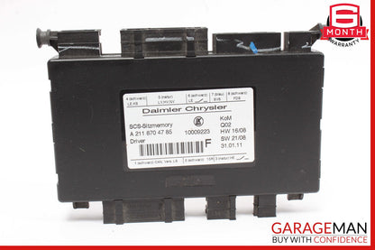 03-12 Mercedes X164 GL550 E320 Front Left Seat Control Module Unit OEM