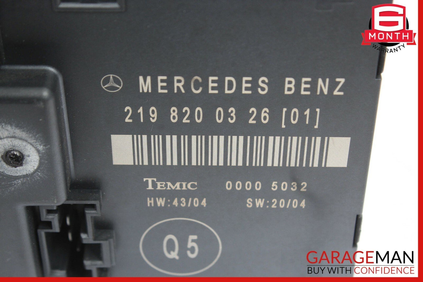 06-11 Mercedes W219 CLS500 Rear Right Door Computer Controller Module Unit