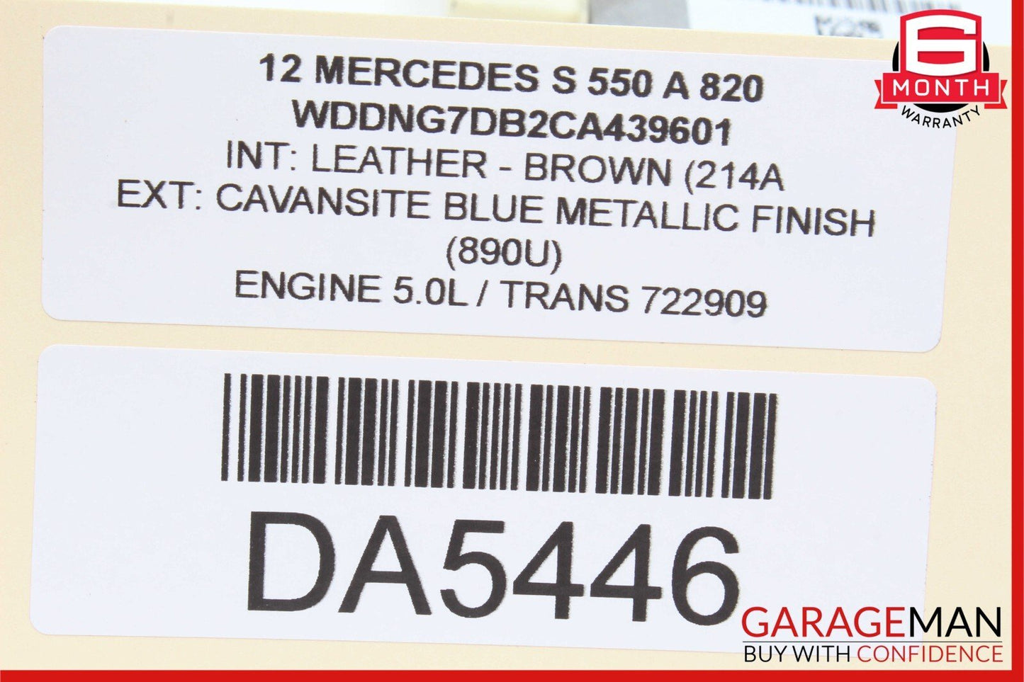 10-13 Mercedes W221 S550 Cruise Control Module 0009004601 Q04 OEM
