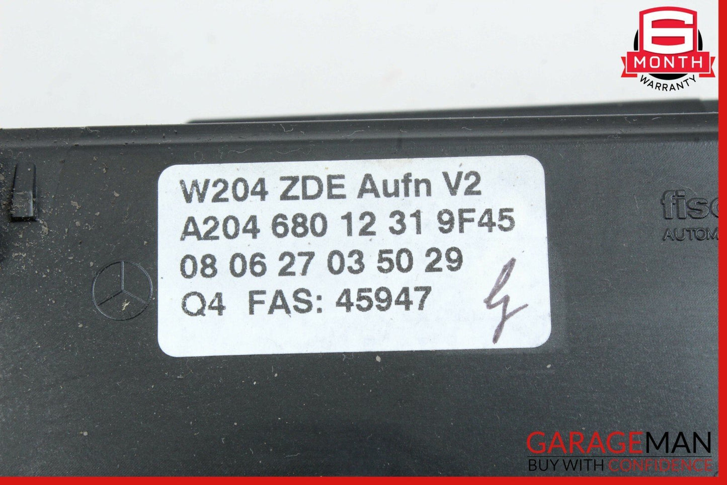 08-11 Mercedes W204 C350 Navigation LCD Display Screen Monitor w/ Cover Black