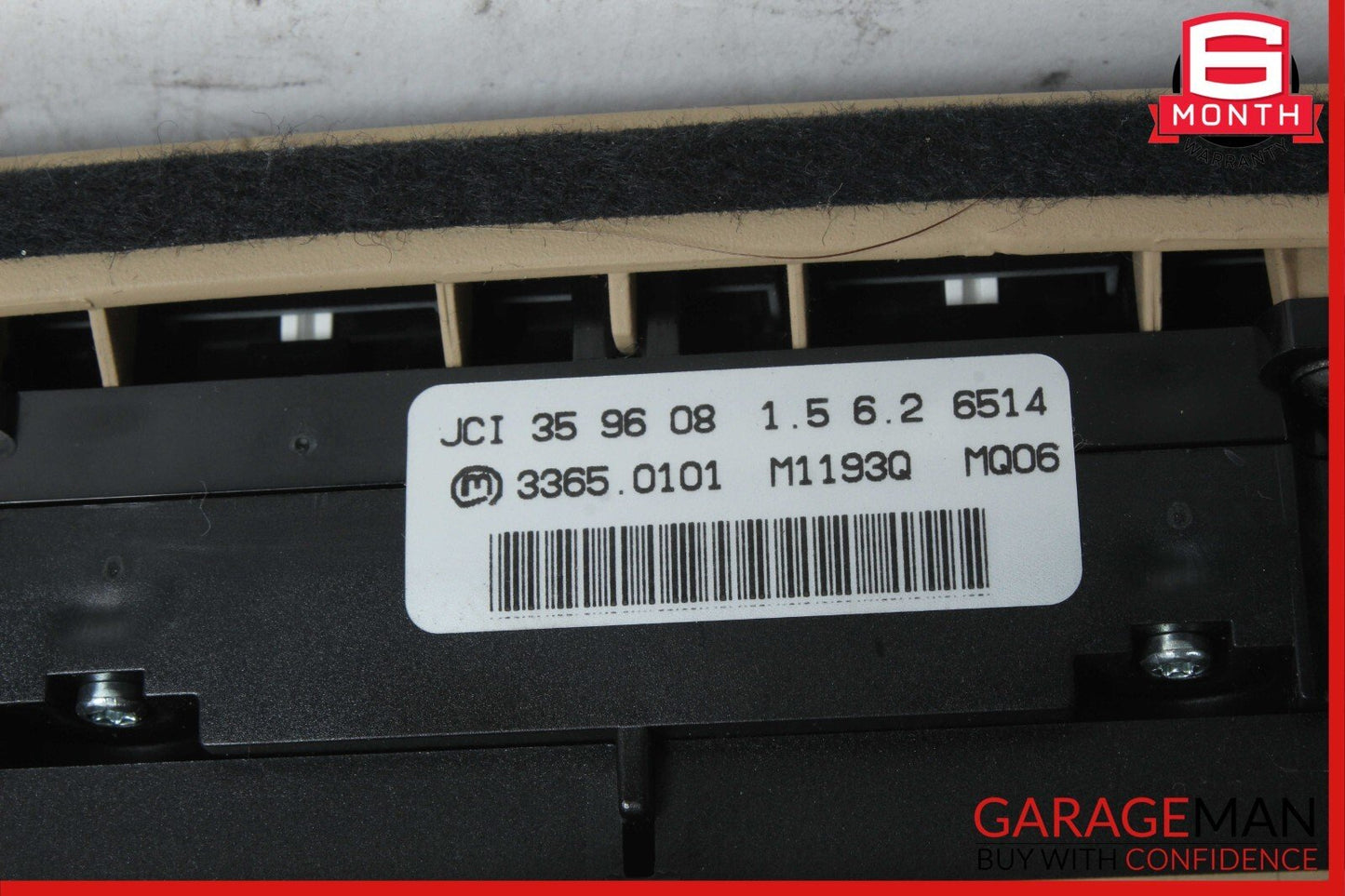 07-12 Mercedes GL450 ML450 R500 Seat Headrest Screen Monitor Display Trim Brown