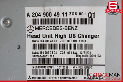 12-14 Mercedes W204 C250 C350 Stereo Radio AM FM Receiver Command Head Unit OEM