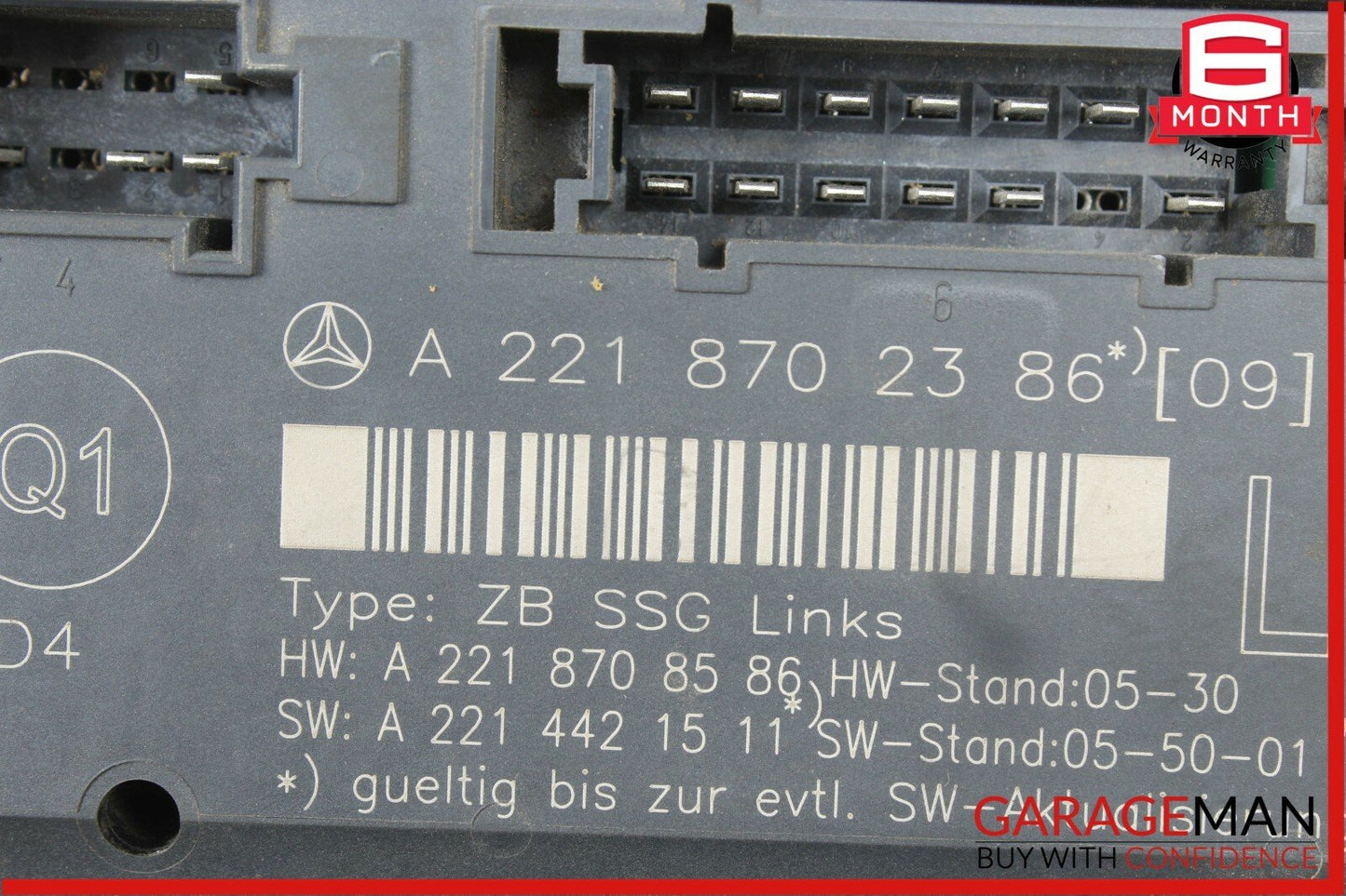 07-13 Mercedes W221 S550 S600 S400 Front Left Driver Under Seat Control Unit OEM
