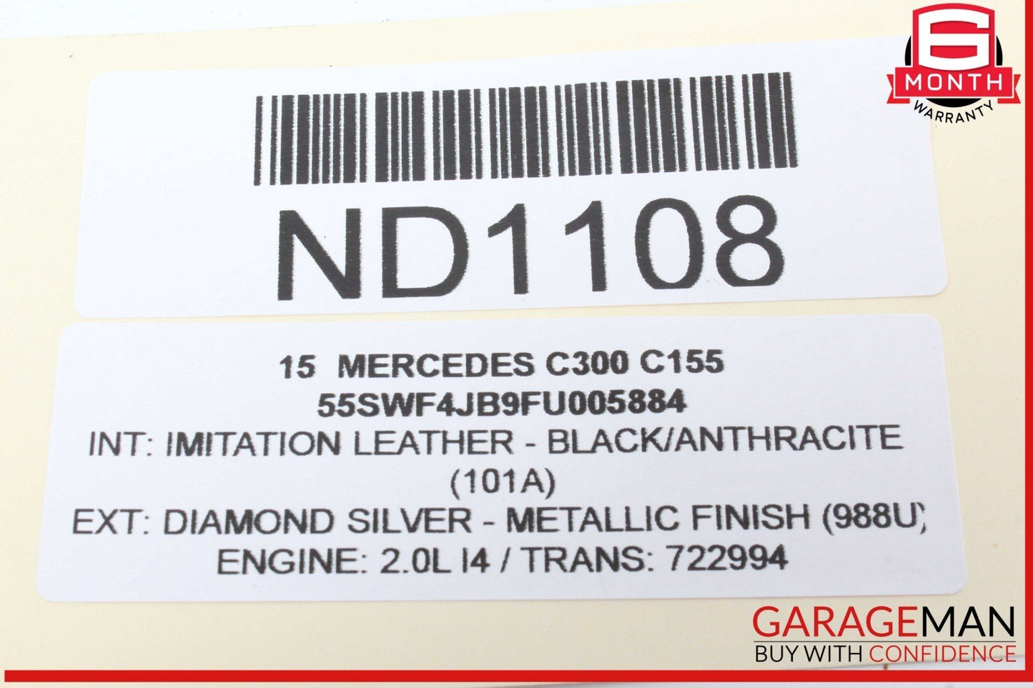 15-19 Mercedes W205 C300 C350 GLC300 TCU Transmission Control Module TCM OEM