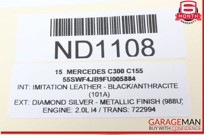 15-19 Mercedes W205 C300 C350 GLC300 TCU Transmission Control Module TCM OEM