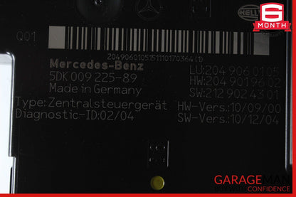 12-14 Mercedes W204 C300 4MATIC Rear SAM Fuse Box Relay Module Assembly OEM