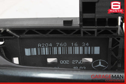 08-14 Mercedes W204 C250 Rear Right Exterior Door Handle w/ Door Actuator OEM