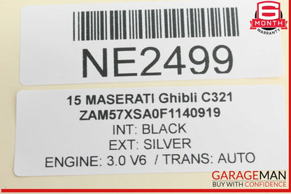 14-17 Maserati Ghibli Rear Right Passenger Side CV Axle Half Shaft 670005453 OEM