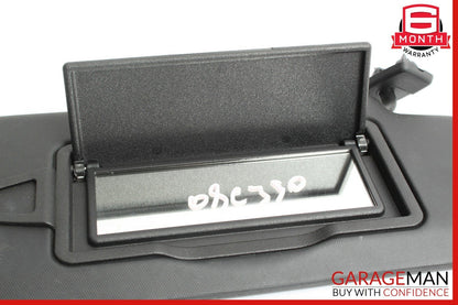 08-14 Mercedes W204 C350 Front Right Passenger Sun Visor Sunvisor Shade Black