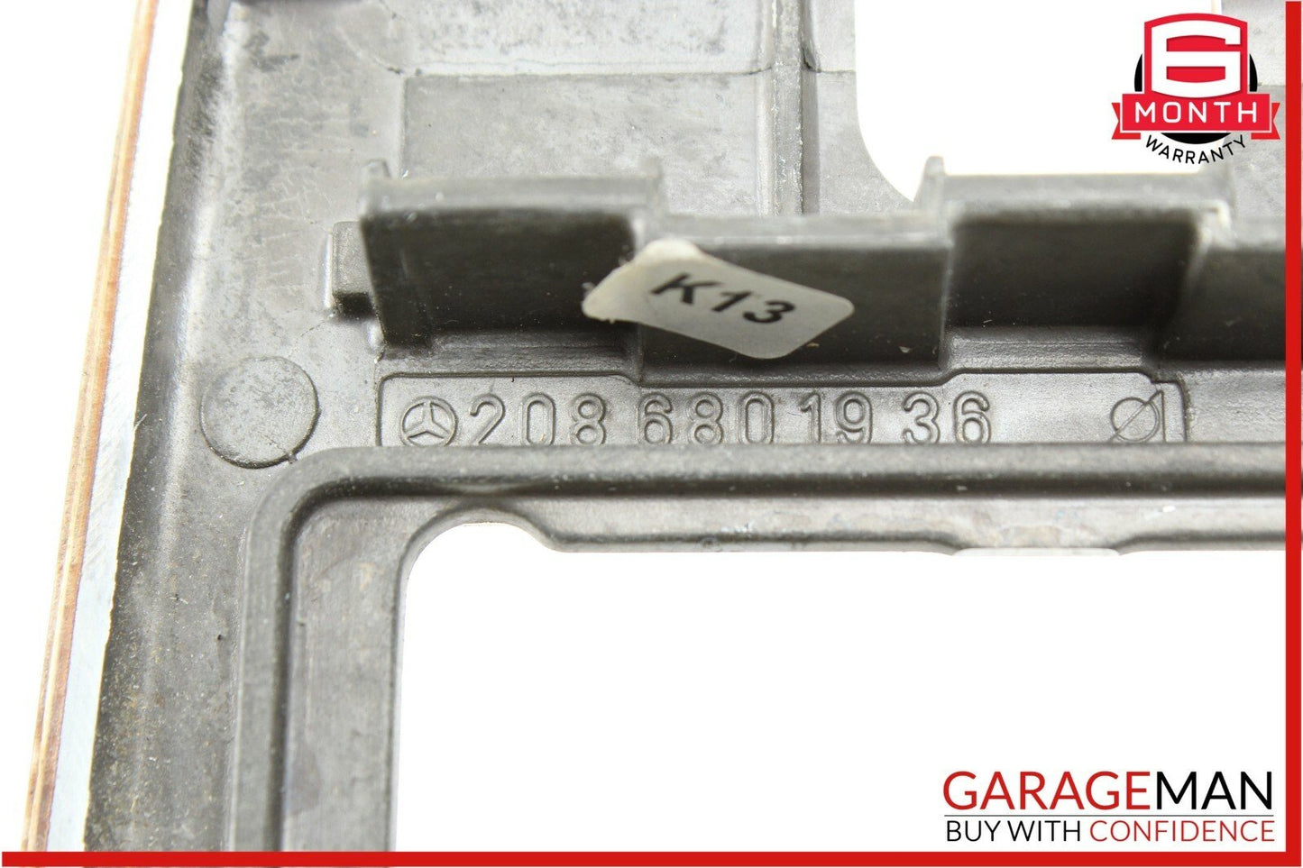 98-03 Mercedes W208 CLK320 Center Dash Hazard Door Lock Switch Trim Bezel Wood