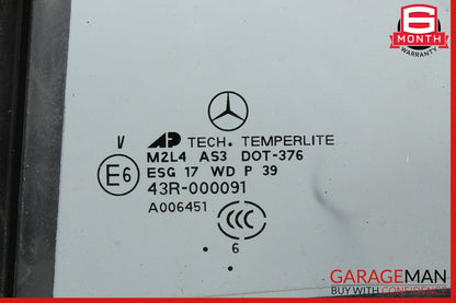 07-12 Mercedes X164 GL450 Rear Left Side Door Quarter Window Auto Glass OEM